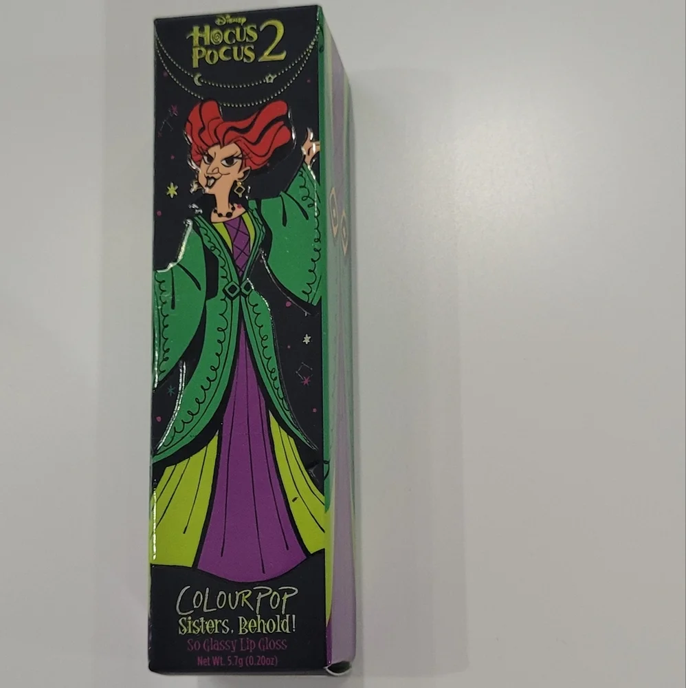 ColourPop Hocus Pocus 2 Glitter Lip Gloss Sisters Behold Shine Makeup